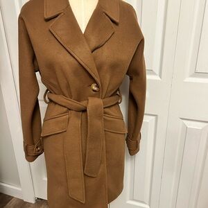 Forever 21 Camel Brown Jacket/Coat
